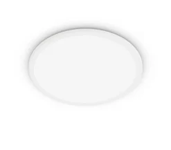 Philips superslim taklampe 25 cm 15W 4000 IP44 Kelvin 3-step dim - Hvit