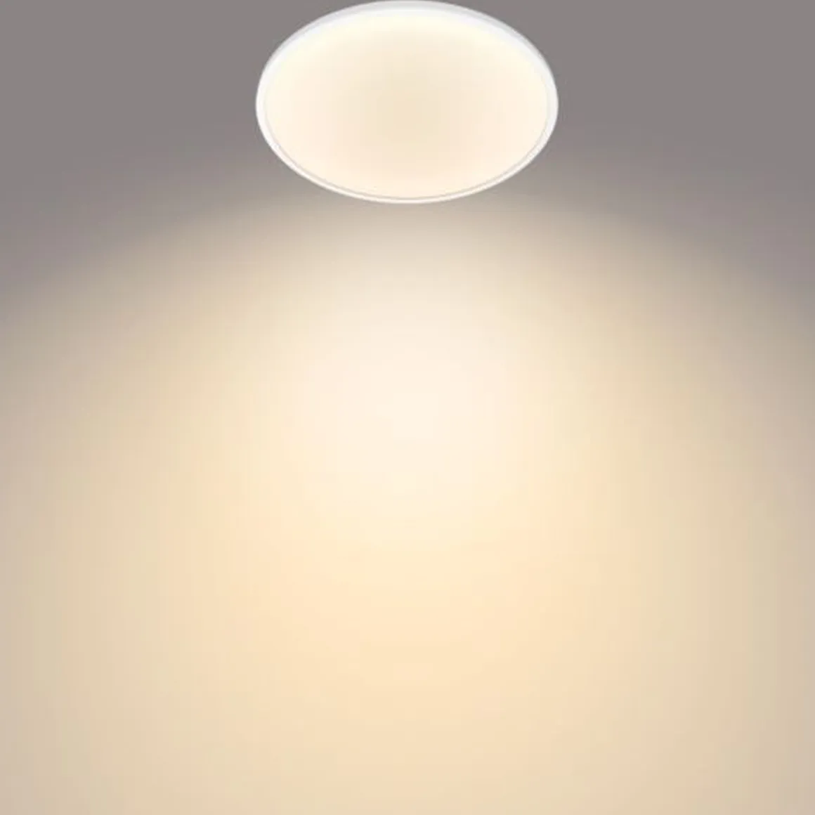 Philips superslim taklampe 25 cm 15W 2700 Kelvin 3-step dim - Hvit
