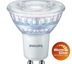Philips 3,8W (50W), warmglow dimbar GU10 LED RA90 - 2 pakning