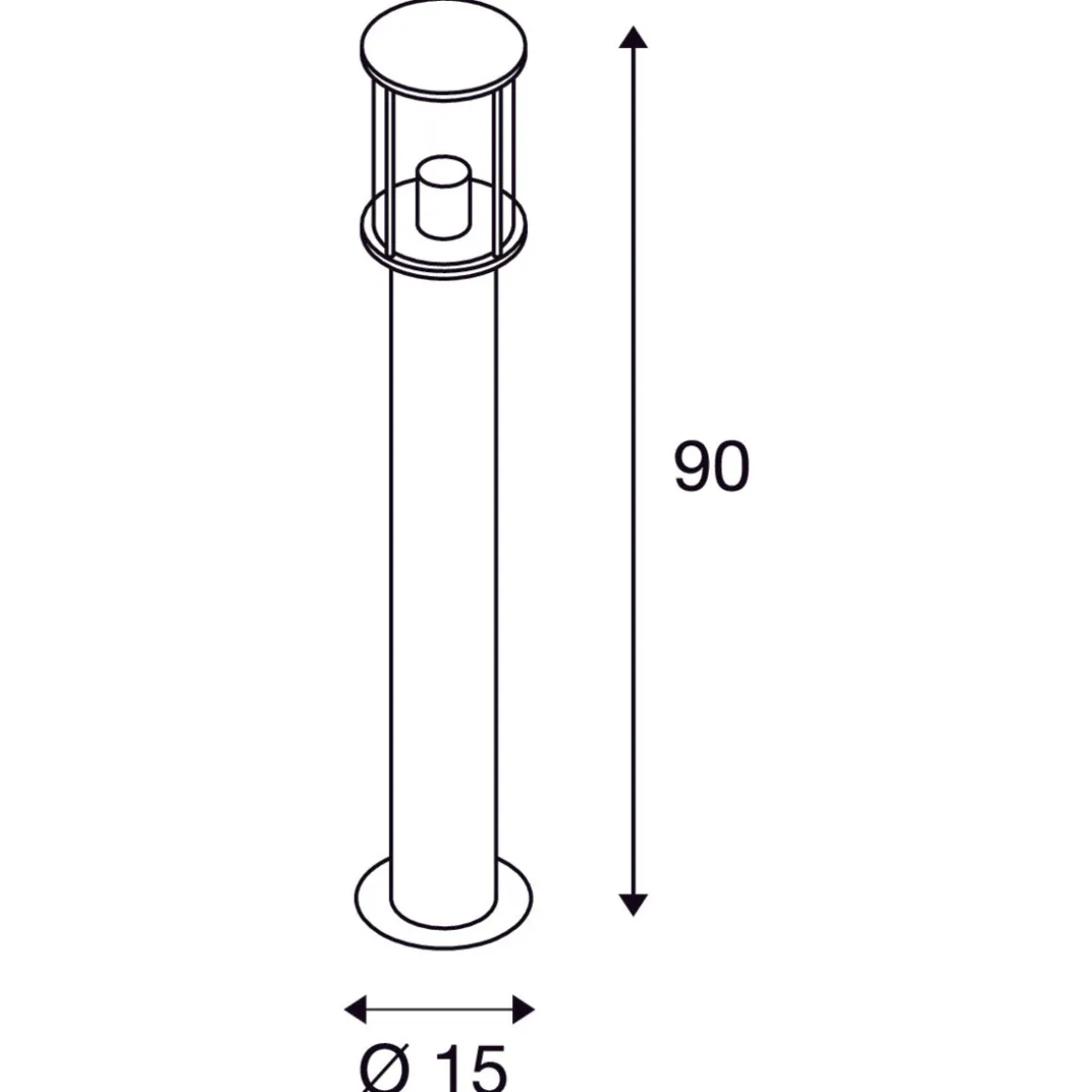 Photonia pullert 90 cm IP55