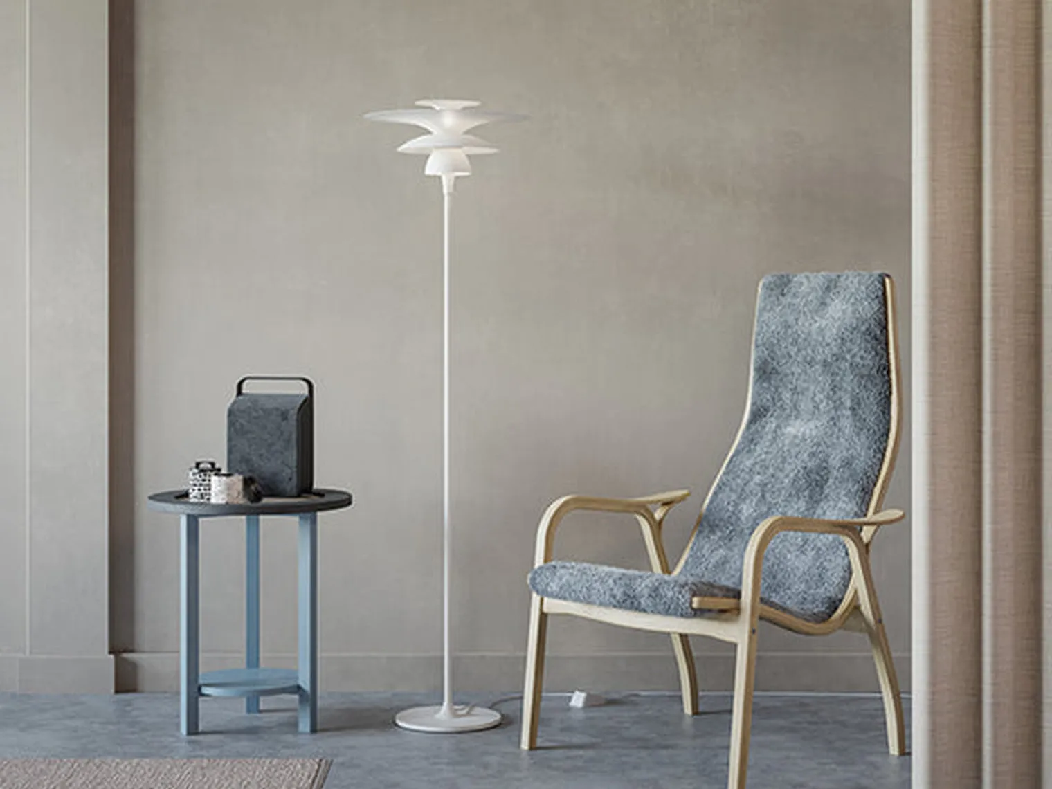 Picasso gulvlampe D380 G9