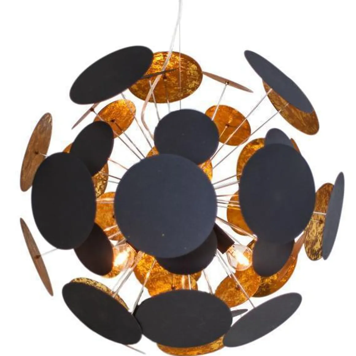 Planet taklampe 50 - SandSvart