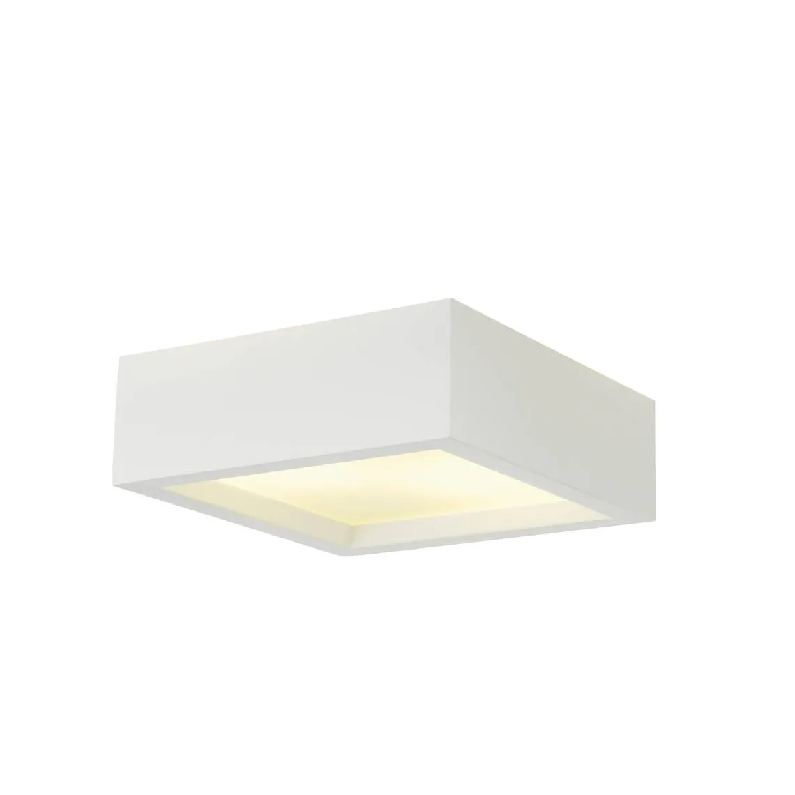 Plastra firkantet taklampe 25x25 cm E27
