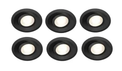 Plejd smart tilt lavtbyggende spot / downlight 2200-4000K IP44 8W RA90 - 6 pakning