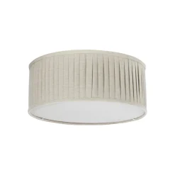 Plissè taklampe 45 - Natur