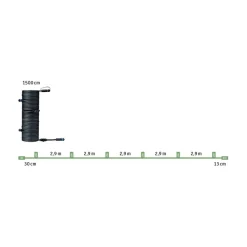 Plug & Shine 15 meter kabel med 7 utganger