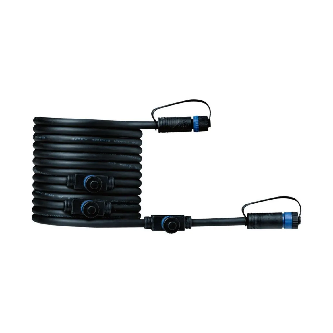 Plug & Shine 5 meter kabel med 4 utganger