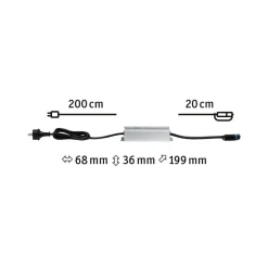Plug & Shine Strømforsyning 150 Watt - 230/24 Volt