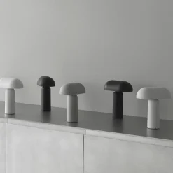 Porta bordlampe - Grå