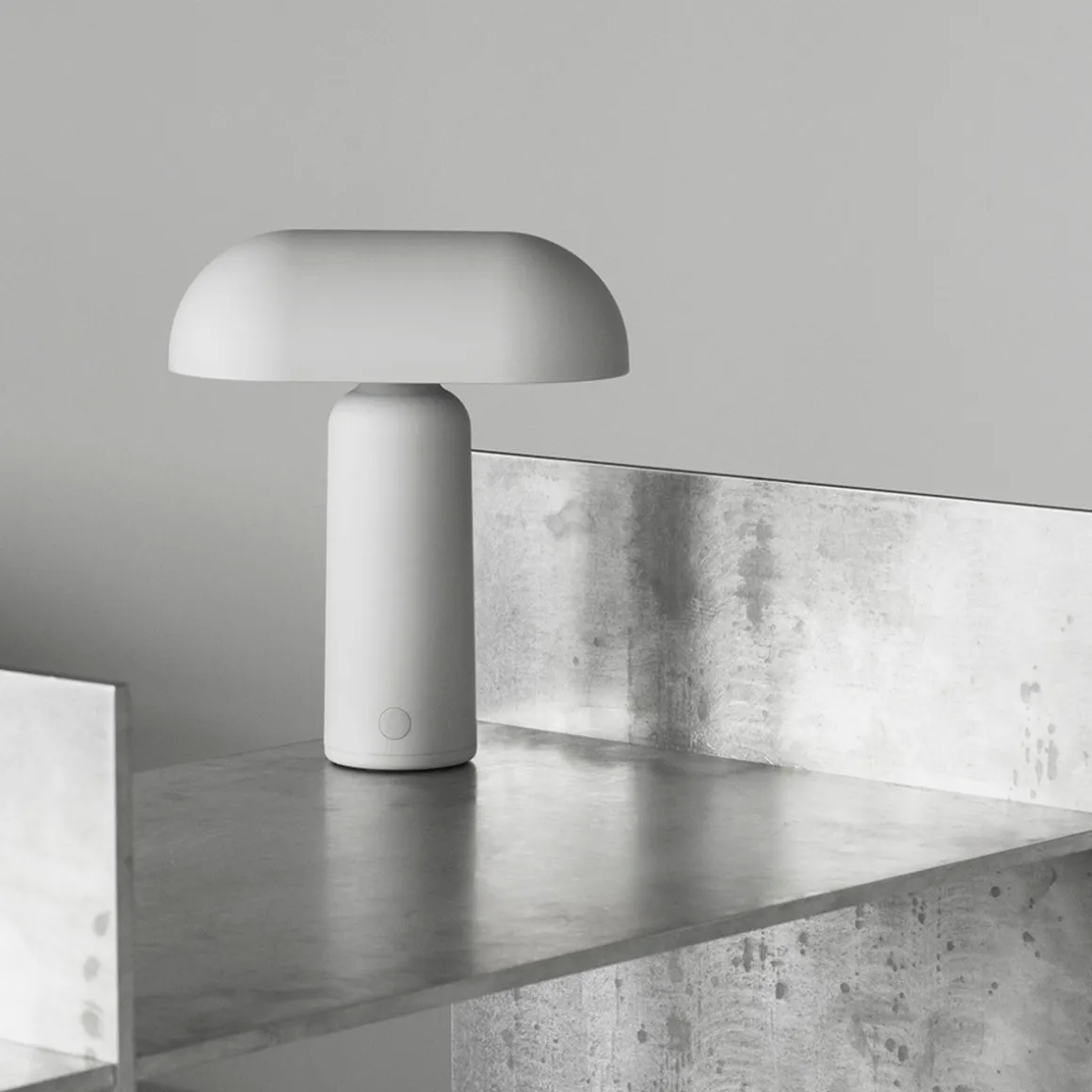 Porta bordlampe - Grå