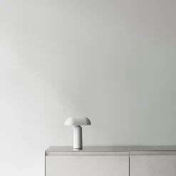 Porta bordlampe - Grå