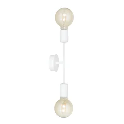 Proton vegglampe 2 lys - Hvit