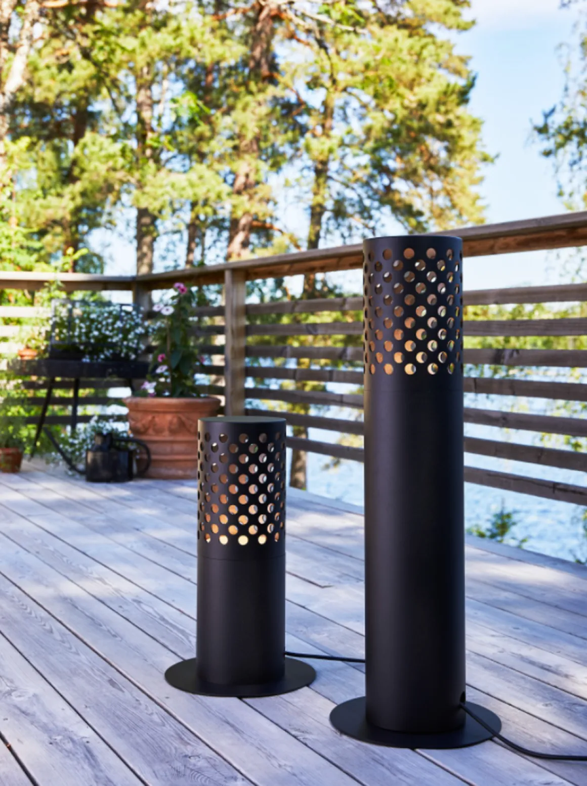 Pullert 68cm 6W - Garden 24 - Svart