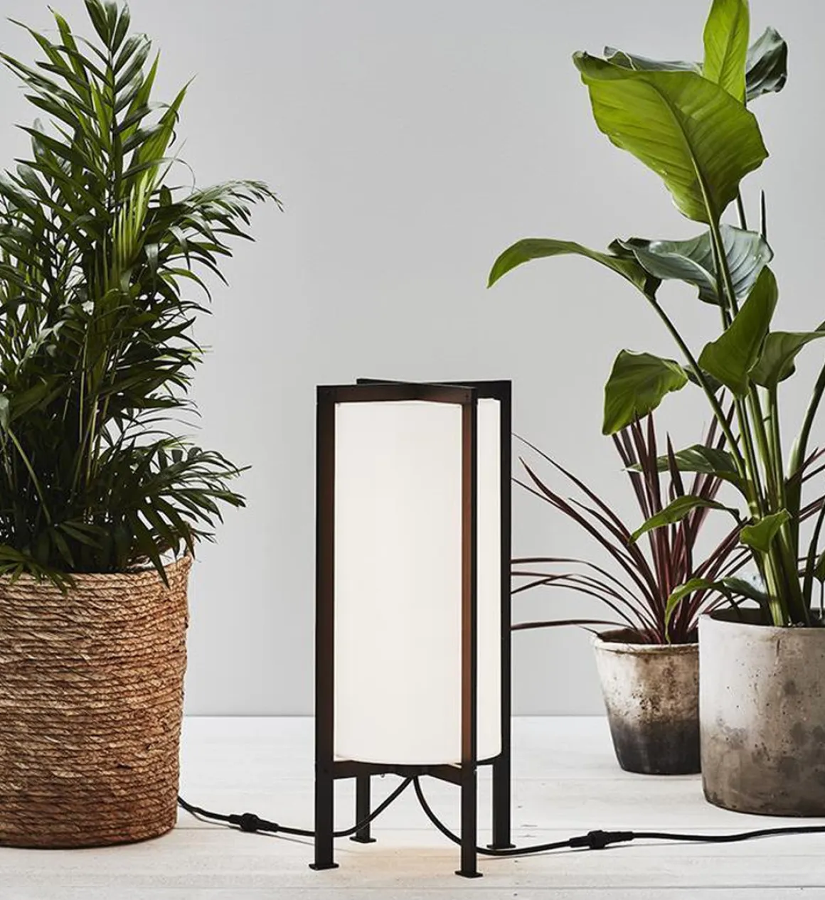 Pullert Sylinder 54 cm 6W - Garden24 - Svart