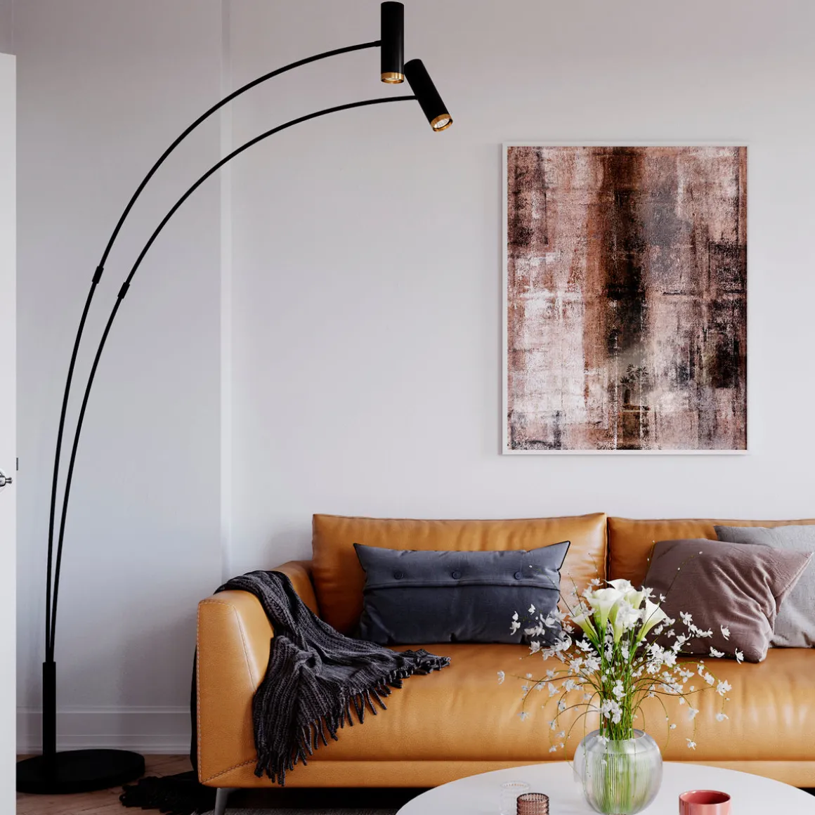 Puls gulvlampe 2 lys