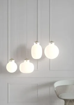 Raito takpendel 30 rund - Opal hvit