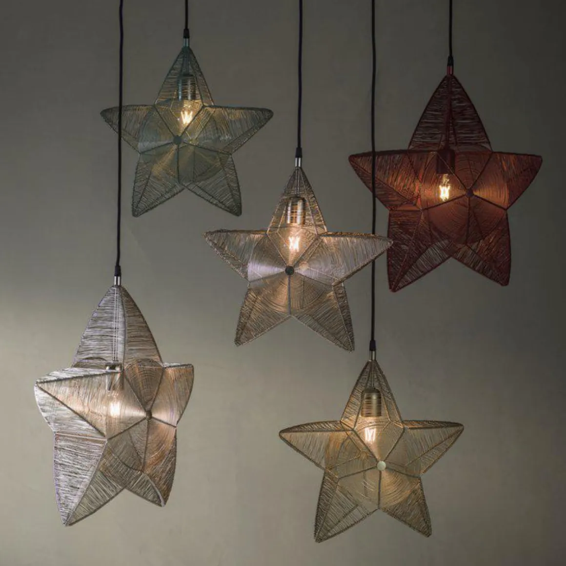 Rigel adventsstjerne 50 cm - Champagne