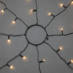 Ringslynge 2,4 meter Firefly 8 x 30 amber LED - Frostet