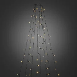 Ringslynge 8x50 LED lys 4 meter utendørs med funklefunksjon IP44 - Amber