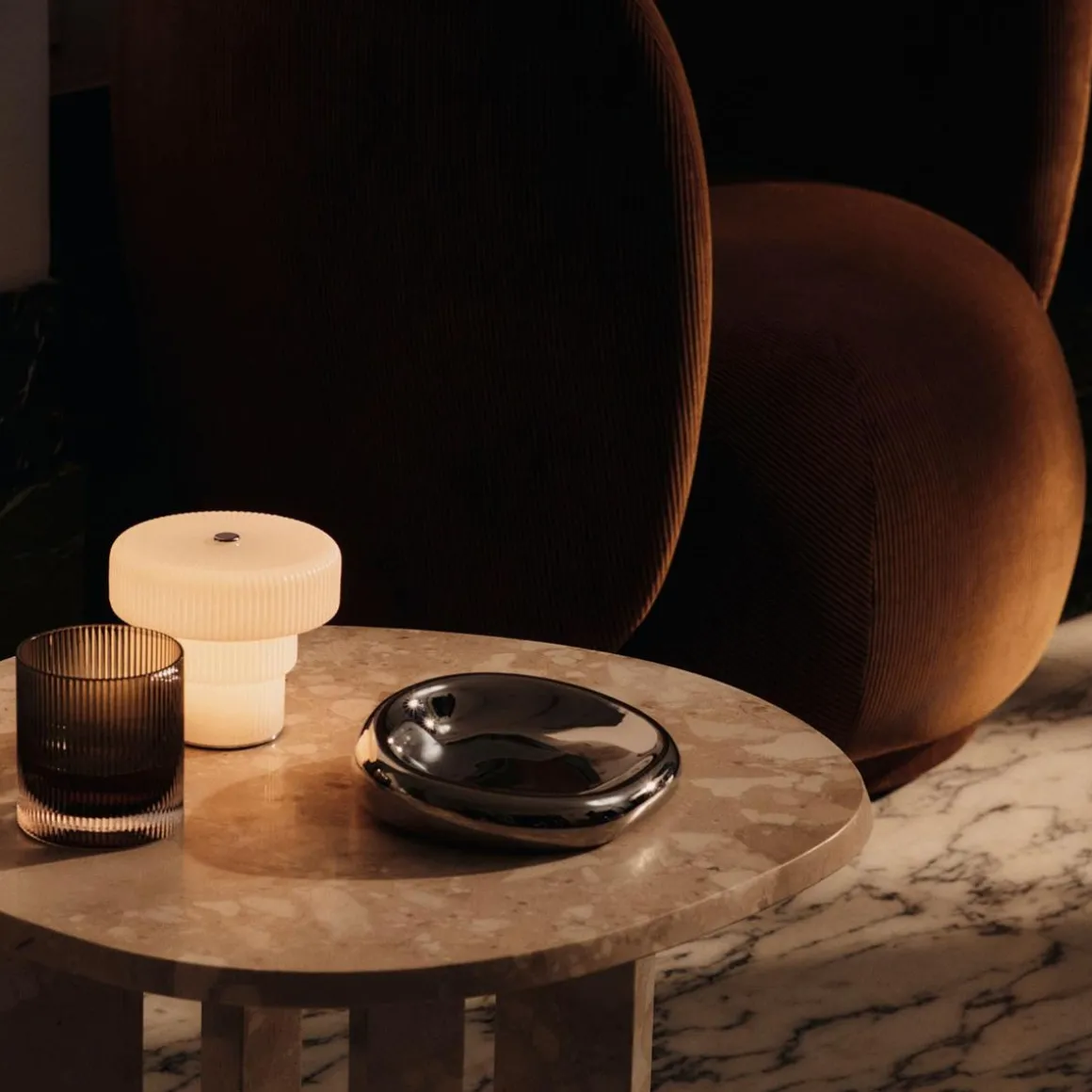 Ripple bærbar bordlampe