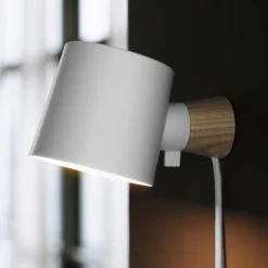 Rise vegglampe, hvit