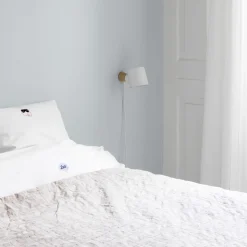 Rise vegglampe, hvit