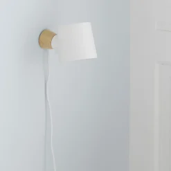 Rise vegglampe, hvit