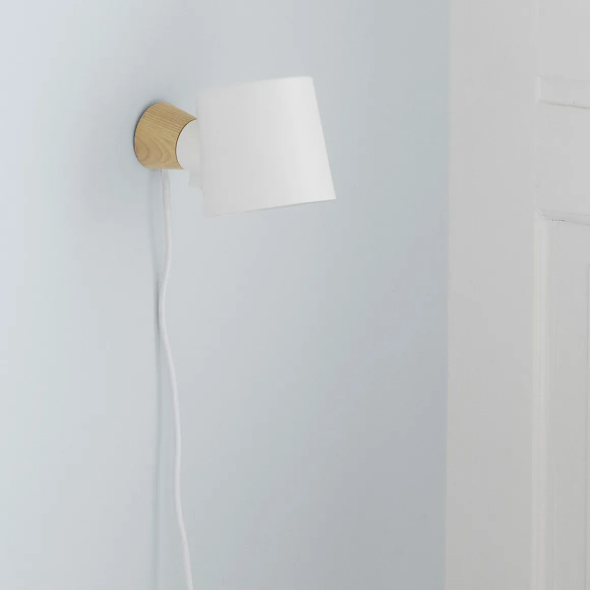 Rise vegglampe, hvit
