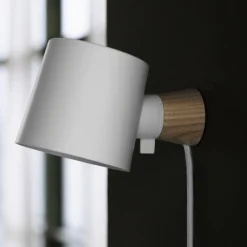 Rise vegglampe, hvit