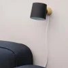 Rise vegglampe, Svart