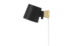 Rise vegglampe, Svart