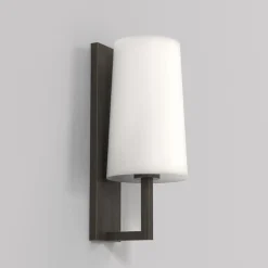 Riva 350 vegglampe baderom IP44 med glass skjerm