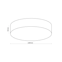 Rondo taklampe 60 cm
