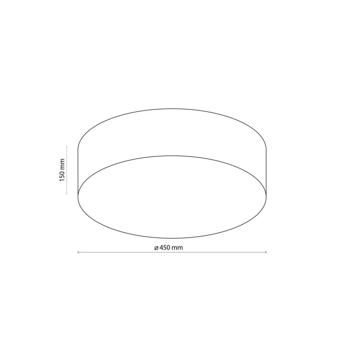 Rondo taklampe 45 cm
