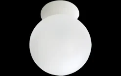 Rondo tak/vegglampe E27 IP44 - Hvit