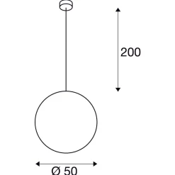 Rotoball 50 cm takpendel