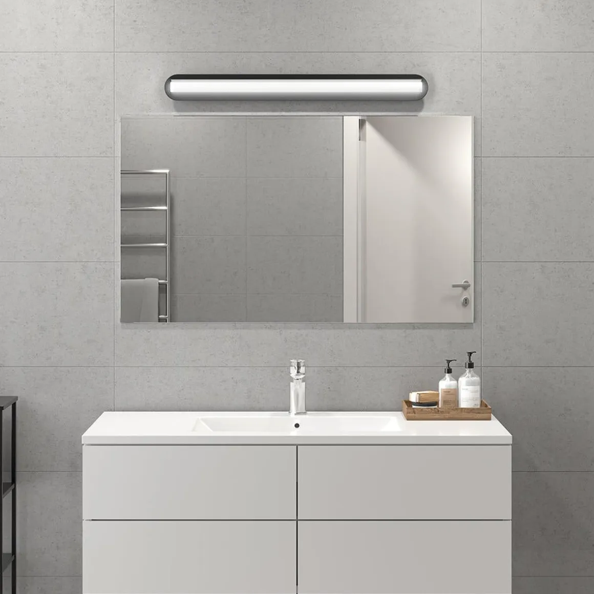 Royale vegglampe for baderom 60 cm 8W 3000 Kelvin - Dimbar