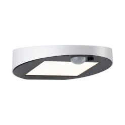 Ryse vegglampe utendørs 1,2W 3000 Kelvin m/bevegelses sensor - Solcelle