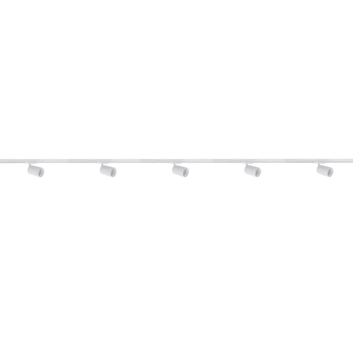 Secco spotskinne 5 spotter 2 meter - Pure white