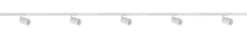 Secco spotskinne 5 spotter 2 meter - Pure white