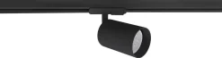 Secco spotskinne 3 spotter 1 meter - Svart