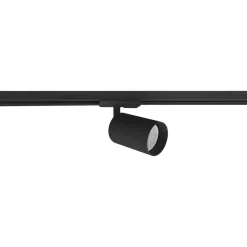 Secco spotskinne 4 spotter 2 meter - Svart