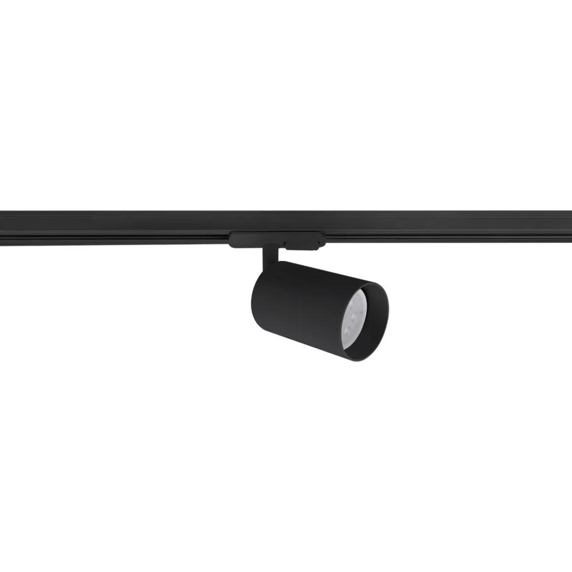 Secco spotskinne 4 spotter 2 meter - Svart