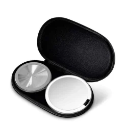 Simplehuman sminkespeil med lys, 12 cm - Rosegull, reisespeil