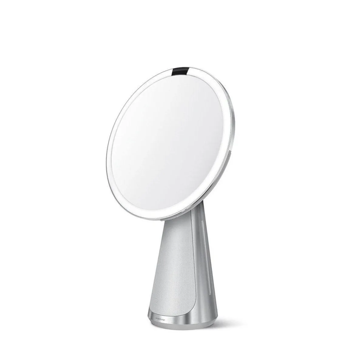Simplehuman sminkespeil med lys, sensor og høyttaler