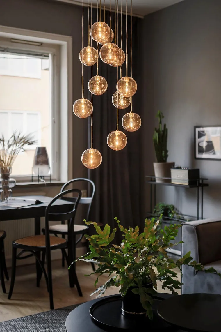 Skyfall takpendel - Amber