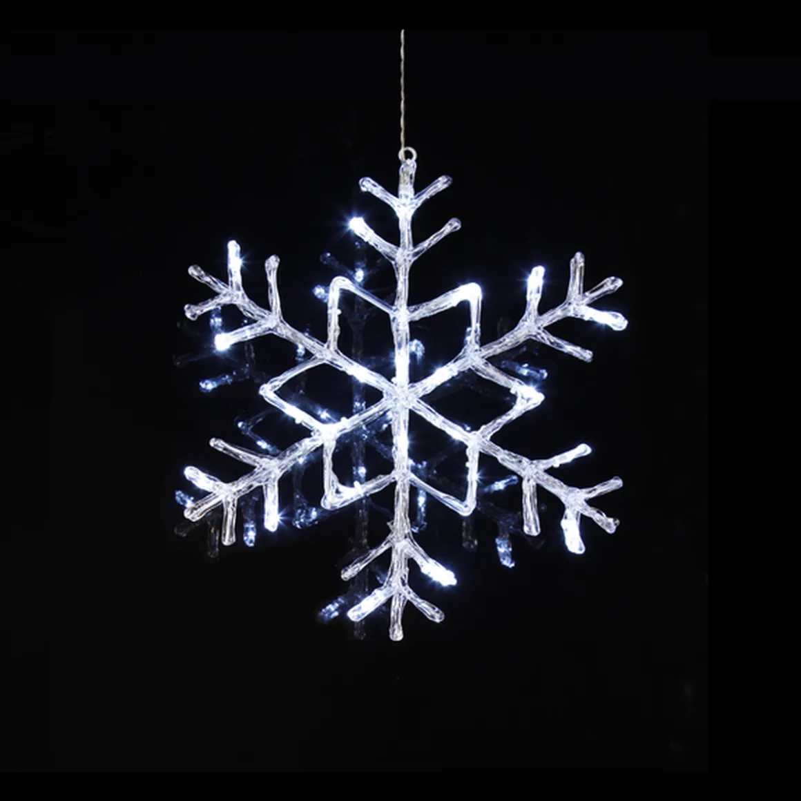 Snowflake / Snøfnugg - Kald hvit ute og innendørs