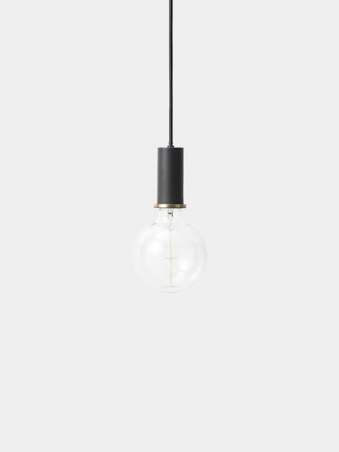 Socket takpendel lav - svart