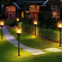 Solar Flame hagebelysning 1W 1600K IP65 - Solcelle