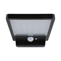 Solveig vegglampe utendørs 4,8W 3000 Kelvin m/bevegelses sensor - Solcelle